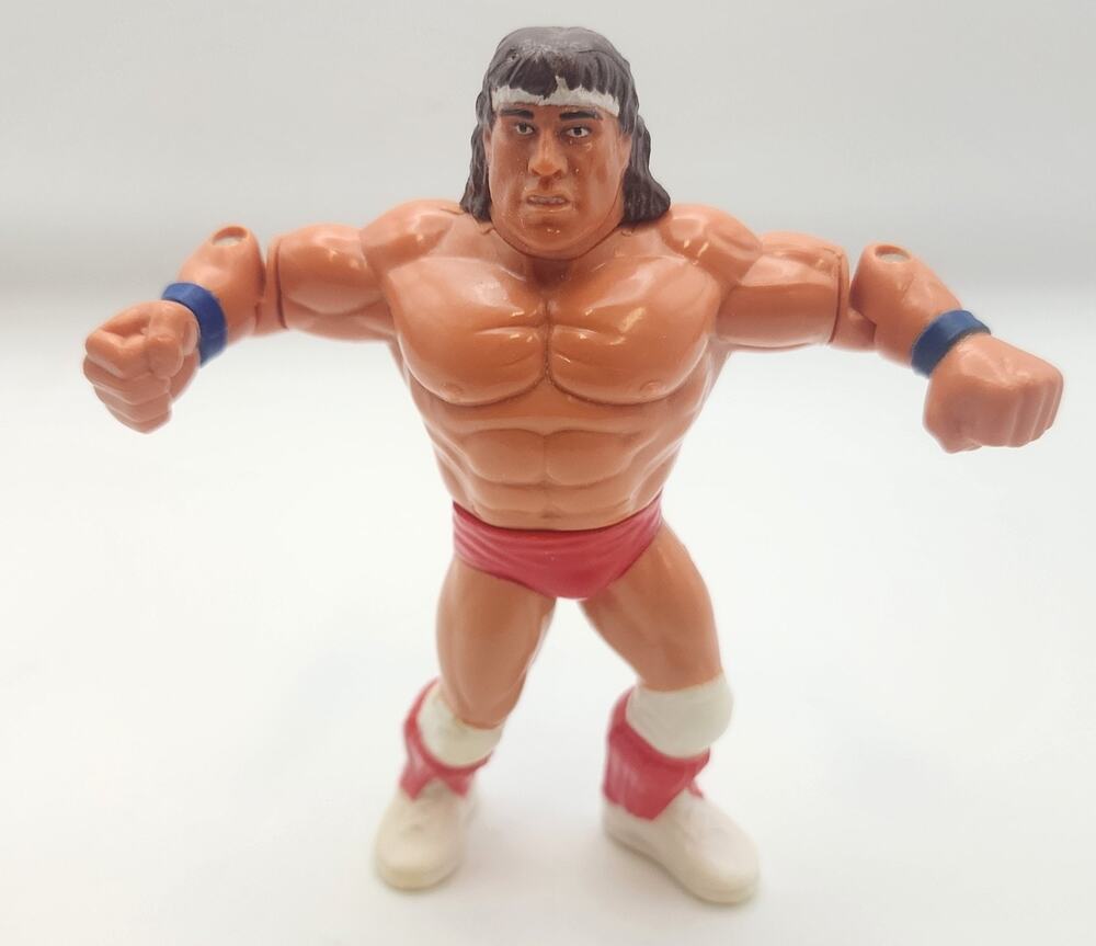 Vintage Tornado Kerry Von Erich Piper Action Figure WWF Hasbro Titan WWE 1991